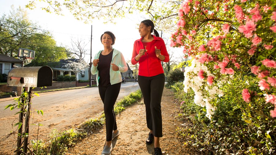 Trees serve as the essential backdrop of time spent outside. They provide welcoming shade and filter air pollutants, and beckon you to get outdoors, be active, and enjoy time with others. Photo Credit - The Business Journals, American Heart Association